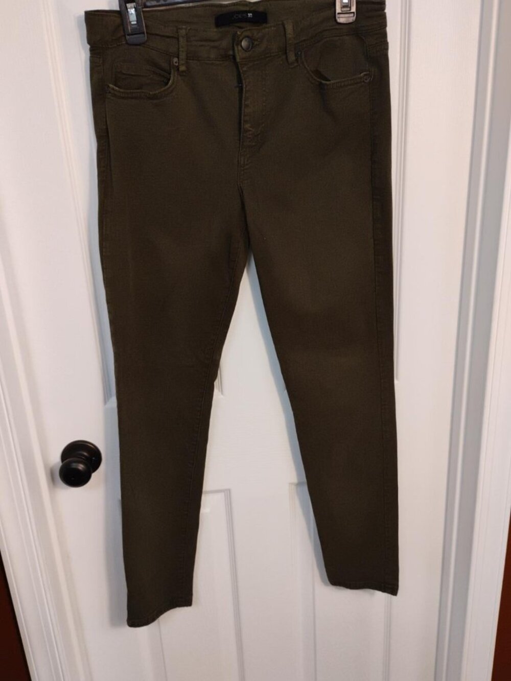 Joe’s Jeans Military Green Stretch Skinny Jeans Size 29